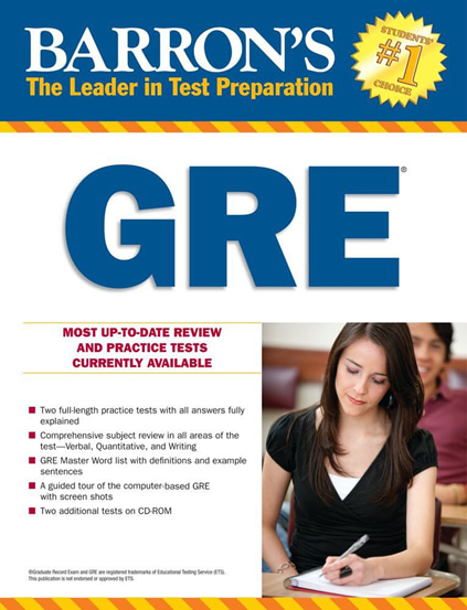 Barrons book for GRE