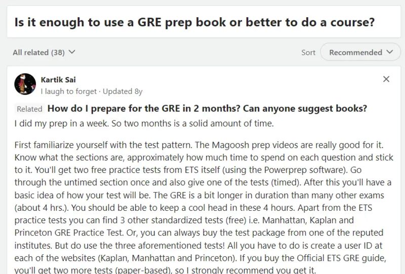 GRE prep courses worth it review