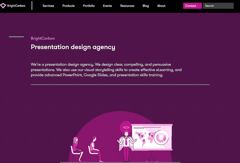 brightcarbon Presentation design agency