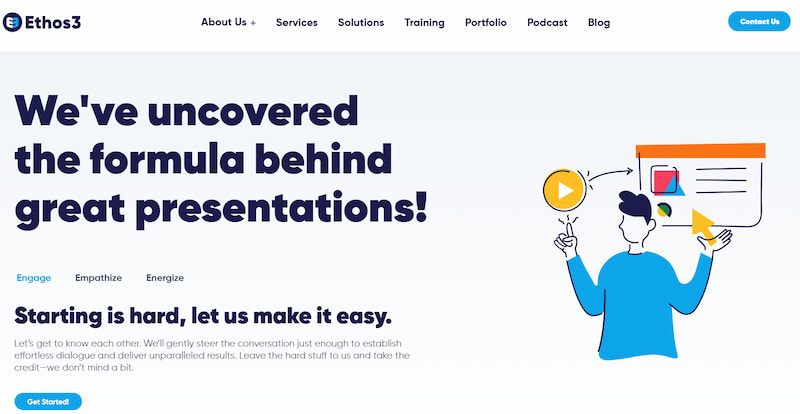 Ethos3 Award Winning Presentation Design Agency